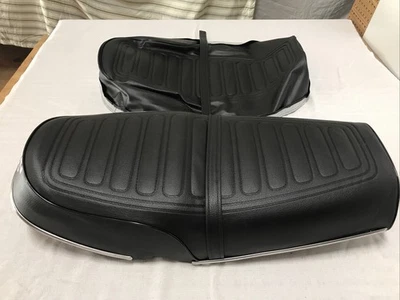 SUZUKI GT750 SEAT COVER L/M/A/B 1974 1975 1976 1977 MODEL (+ STRAP) (S*-83) - Image 1 of 4