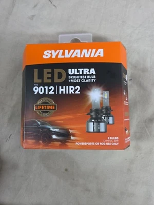 Sylvania LED Ultra 9012 Brightest Most Clarity Headlight 2 Blb 9012LEDHP.BX2 NEW - Image 1 of 4