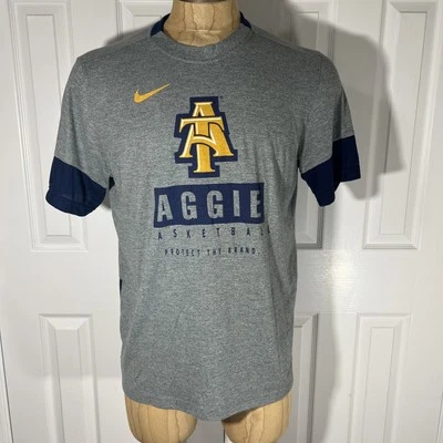 Nike DRI-FIT NC A&T Shirt Aggie Men Size XL NCAA Crew Neck Short Sleeve A & T - Image 1 of 4