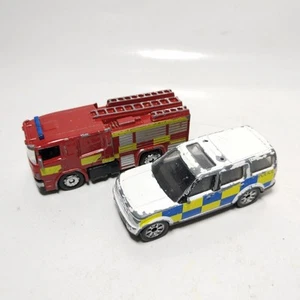 Corgi Toys Police Land Rover Discovery Fire Engine Truck Diecast Repairs - Picture 1 of 19