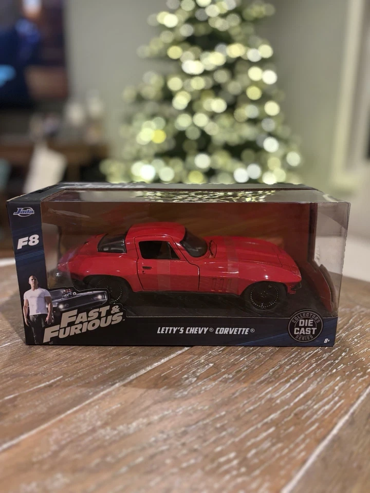 Jada Fast & Furious Letty's Chevy Corvette | Red 1:24 - Image 1 of 1