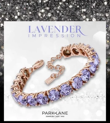 Park Lane Lavender CZ Impression Bracelet Limited Edition SOLD OUT! NWT Foto 1 de 4