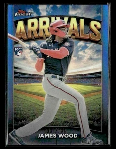 2025 Finest #A-6 James Wood Arrivals Sky Blue #001/150 - Picture 1 of 2