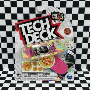 🔥🔥Nuevo ULTRA RARO Tech Deck Neon Invasion - Santa Cruz Diapasón Patín - Imagen 1 de 4