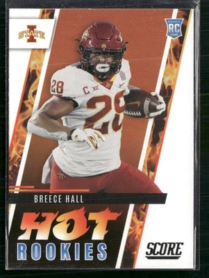 2022 Score #HR5 Breece Hall Hot Rookies Rookie - Image 1 of 2
