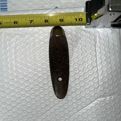 Winchester Curved Steel Butt Plate See Pics Rusty Needs Bluing Browning - Image 1 of 4
