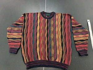 Men's Vintage Tundra Sweater Rainbow Coogi Style Sz Large Canada - Picture 1 of 12
