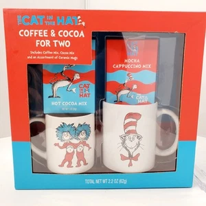 THE CAT IN THE HAT, Coffee & Cocoa For Two, Ceramic Mugs. - Picture 1 of 3