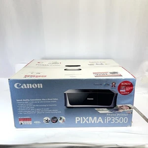 Canon PIXMA IP3500 Digital Photo Inkjet Printer Factory Sealed New - Afbeelding 1 van 10