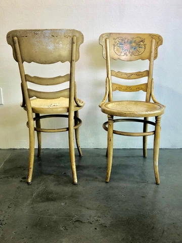 Hand-painted Heirloom Chairs (2) Cover