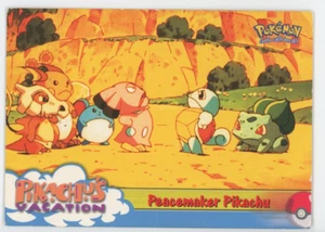 Peacemaker Pikachu 46 Pikachu's Vacation TOPPS Pokémon la Primera Película 1999 - Imagen 1 de 5