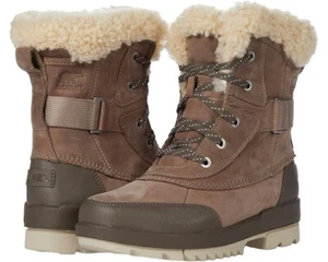 Nuevo $210 Sorel Taupe Tivoli IV Parc Shearling Invierno Bota Impermeable Mujeres 8 - Imagen 1 de 6
