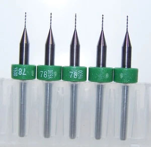 (5) #78 (.0160") Taladros de placa de circuito impreso CARBIDE (PCB) 600A0160F180A1 - Imagen 1 de 3