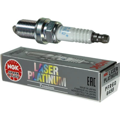 NGK Laser Platinum Premium Bujía 6458 Tipo PFR6Q Bujía - Imagen 1 de 2
