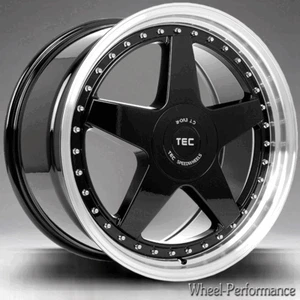 18 Zoll T2 Stufentiefbett Alufelgen 8x18 4x100 ET35 in schwarz für BMW Mini - Bild 1 von 8