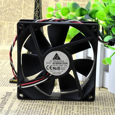 Delta AFB0912VH 92×92×25mm DC 12V 0.6A 3pin Case Cooling Fan - Image 1 of 4