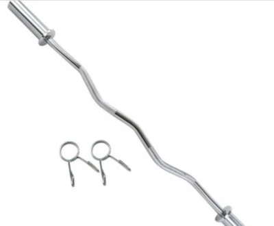 Barra de curl Titan 430004 47"" Olympic EZ Foto 1 de 2