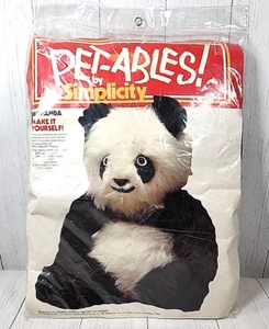 Pet-Ables Plush Animal Kit 16" Panda by Simplicity - Picture 1 of 8