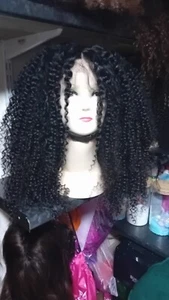 Afro kinky human hair wig - Picture 1 of 13