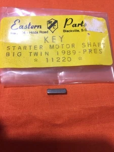 HARLEY 11220 STARTER MOTOR SHAFT WOODRUFF KEY BIG TWIN 1989 AND UP  - Picture 1 of 2