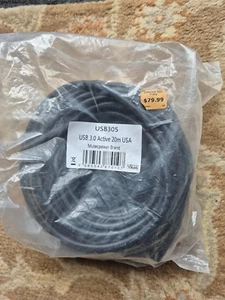 Mutecpower 65 pieds 20 mètres câble d'extension USB 3.0 3 rallonges chipsets signal - Photo 1/9
