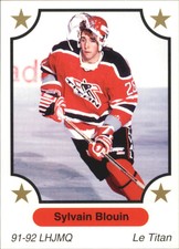 1991-92 7th Inning Sketch QMJHL #238 Sylvain Blouin