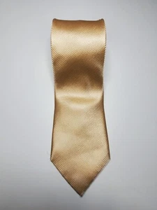 Geoffrey Beene Men’s Necktie Tie Gold Handmade - Picture 1 of 10