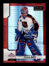 2017-08 O-Pee-Chee Platinum Red Prism Patrick Roy #148 SP /199 All Star Team