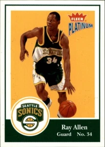 Ray Allen 2003-04 Fleer Platinum Basketball #74 - Seattle Supersonics - Bild 1 von 2