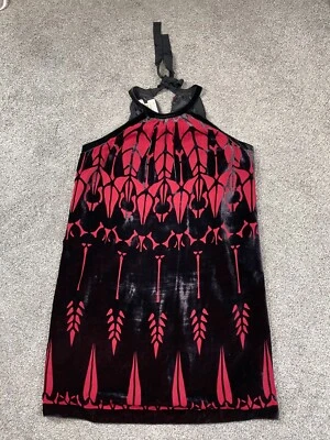 Vestido Vintage Terciopelo Burnout Para Mujer Mediano Capricho Hada Gótico Mezcla Seda Punk Foto 1 de 4