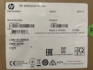 HP HPE FlexNetwork MSR3044 JG405A Router RJ45 SFP - Picture 1 of 3