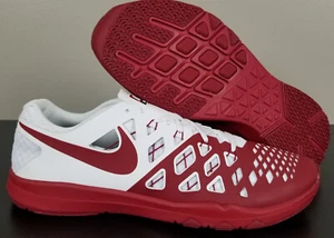 ZAPATOS NIKE TRAIN SPEED 4 TB PARA HOMBRE ENTRENAMIENTO GIMNASIO BLANCO ROJO NUEVOS 833259-102 (TALLA 18) - Imagen 1 de 14