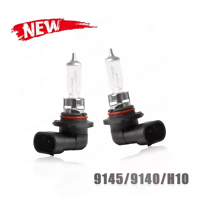 H10 9140 9145 OEM Factory Halogen Standard Orginal Color Fog Light Bulbs 3400K - Image 1 of 4