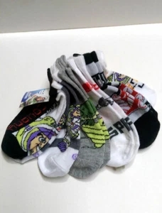 6 PAIR DISNEY TOY STORY BUZZ LIGHTYEAR, T-REX Kids Socks Size 4-6 Shoe Size 7-10 - Picture 1 of 11