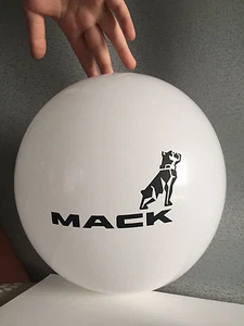 Brand New Genuine Mack Merchandise Pack of 15 Black & White Mack Logo Balloons - Picture 1 of 3