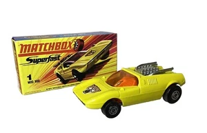 MATCHBOX LESNEY SUPERFAST No.1 MOD ROD ORIGINAL BOX - Picture 1 of 6