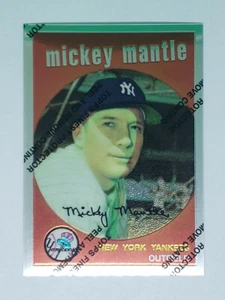 Mickey Mantle Finest 1996 Topps #9 Commemorative Reprint with Coating - Yankees - Picture 1 of 2