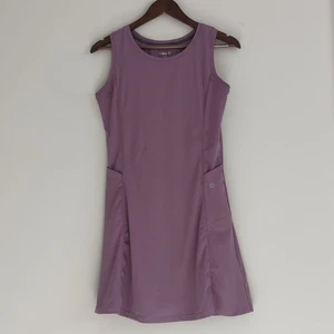 Mini vestido deportivo de tenis Baleaf malva sin mangas pequeño - Imagen 1 de 6