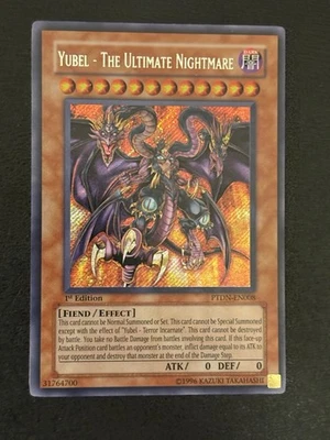 Yu-Gi-Oh Yubel - The Ultimate Nightmare 1st Edition PTDN-EN008 Secret Rare NM - Image 1 of 4