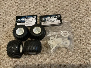 JConcepts SCX24 or FCX24 1.1" Golden Years Monster Truck Tire Set of 4 - Picture 1 of 3