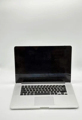 Apple Macbook Pro 15" A1398 2015 Silver 256GB SSD 16GB Core i3 For Parts Only - Image 1 of 4