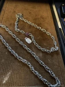 Vintage Attic Necklace Lot Find 2  N 75/195/18”New Unused With Tag - Picture 1 of 8