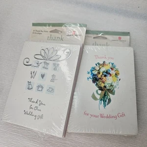 American Greetings Wedding Gift Thank You Notes 30 total Sealed Pckg US Made - Picture 1 of 7