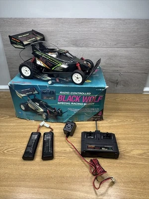 Vintage Radio Shack Black Wolf Special Racing Buggy Orig Box Battery & Remote - Image 1 of 4