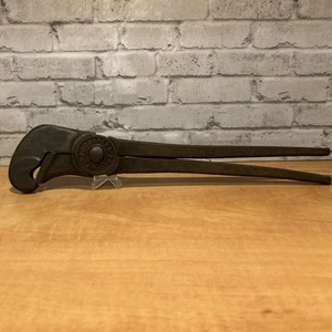 Rare Antique J. Caspers 13” Solid Joint Pipe Pliers Pat May 3, 1913 Lancaster - Picture 1 of 11