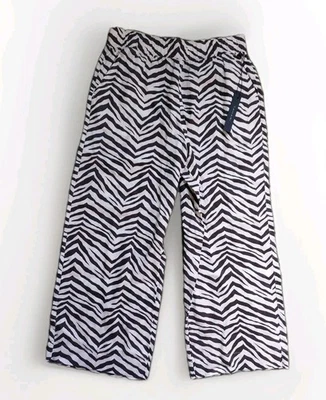 Pantalones al Tobillo Tahari Zebra Rayas Marrón Oscuro Lujo Lino Pierna Ancha Talla Mediana Nuevos con Etiquetas Foto 1 de 4