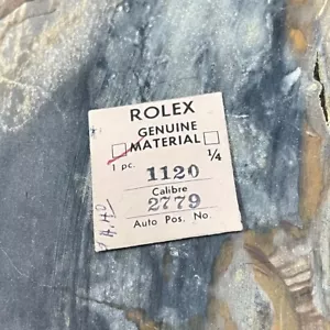 Reloj Rolex Perpetual Vintage Genuino cal. 1120 clip de resorte invertido parte 2779 - Imagen 1 de 2