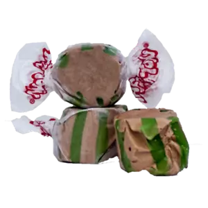SCHOKOLADENMINZE Salzwasser Taffy Süßigkeiten ~ TAFFY TOWN ~ 1 PFUND BEUTEL KOSTENLOSER VERSAND - Bild 1 von 3
