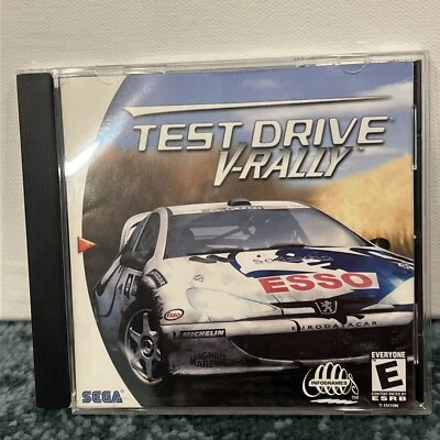 Test Drive V-Rally - Sega Dreamcast (DC) Videogame Complete - Image 1 of 4