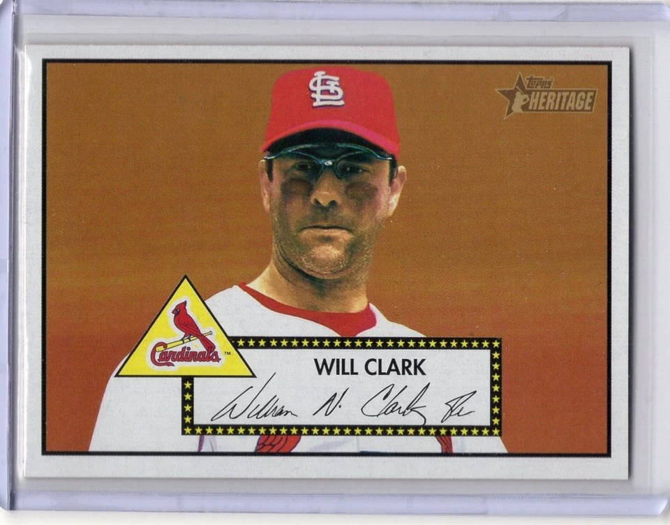 WILL CLARK 2001 Topps Heritage #237 - CARDINALS - Image 1 of 1